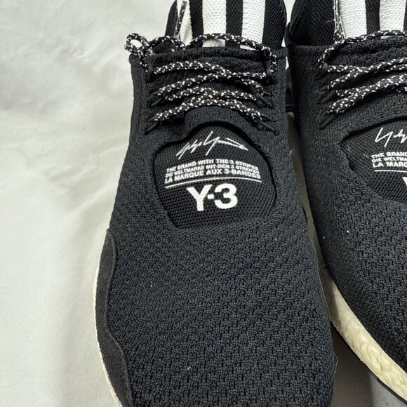 Adidas Y-3 Saikou Sneakers Mens Size 12 Black Original Limited‎ AC7196 2017 EUC - Picture 3 of 11